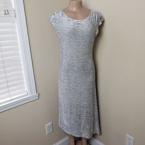 MAX STUDIO Asymmetric Midi Dress